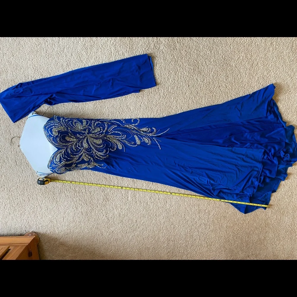 Royal blue prom dress - Picture 6 of 9